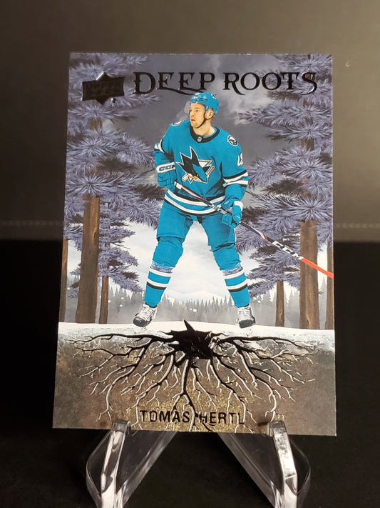 Tomas Hertl 2023/24 Upper Deck Series 2 Deep Roots #DR-43