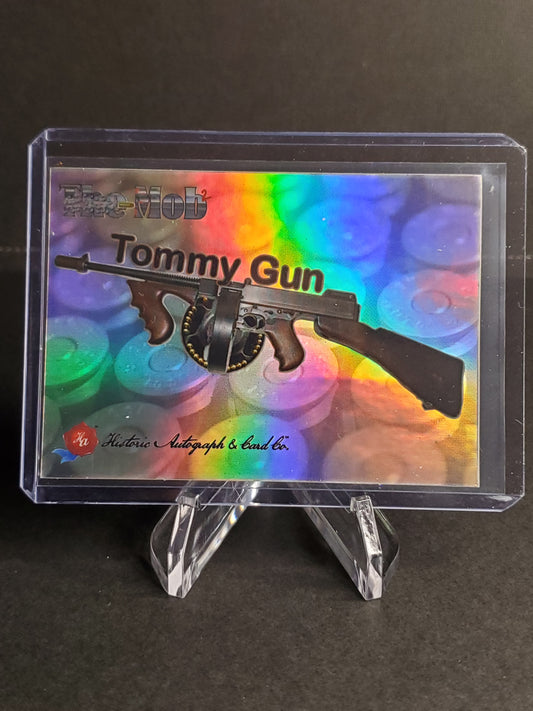 Tommy Gun 2023 Historic Autographs The Mob 2 Foil Sticker