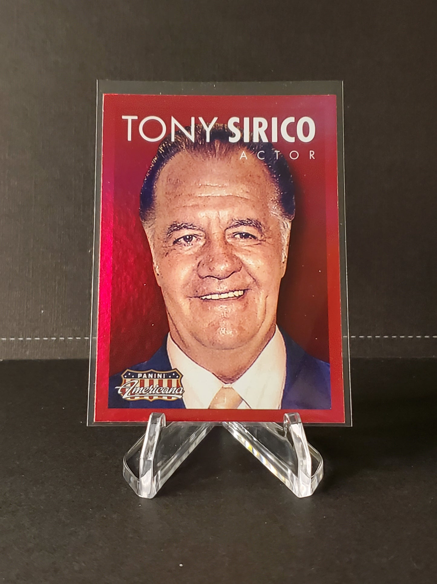 Tony Sirico 2015 Panini Americana Red Parallel #39