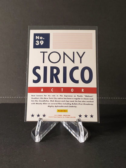 Tony Sirico 2015 Panini Americana Red Parallel #39