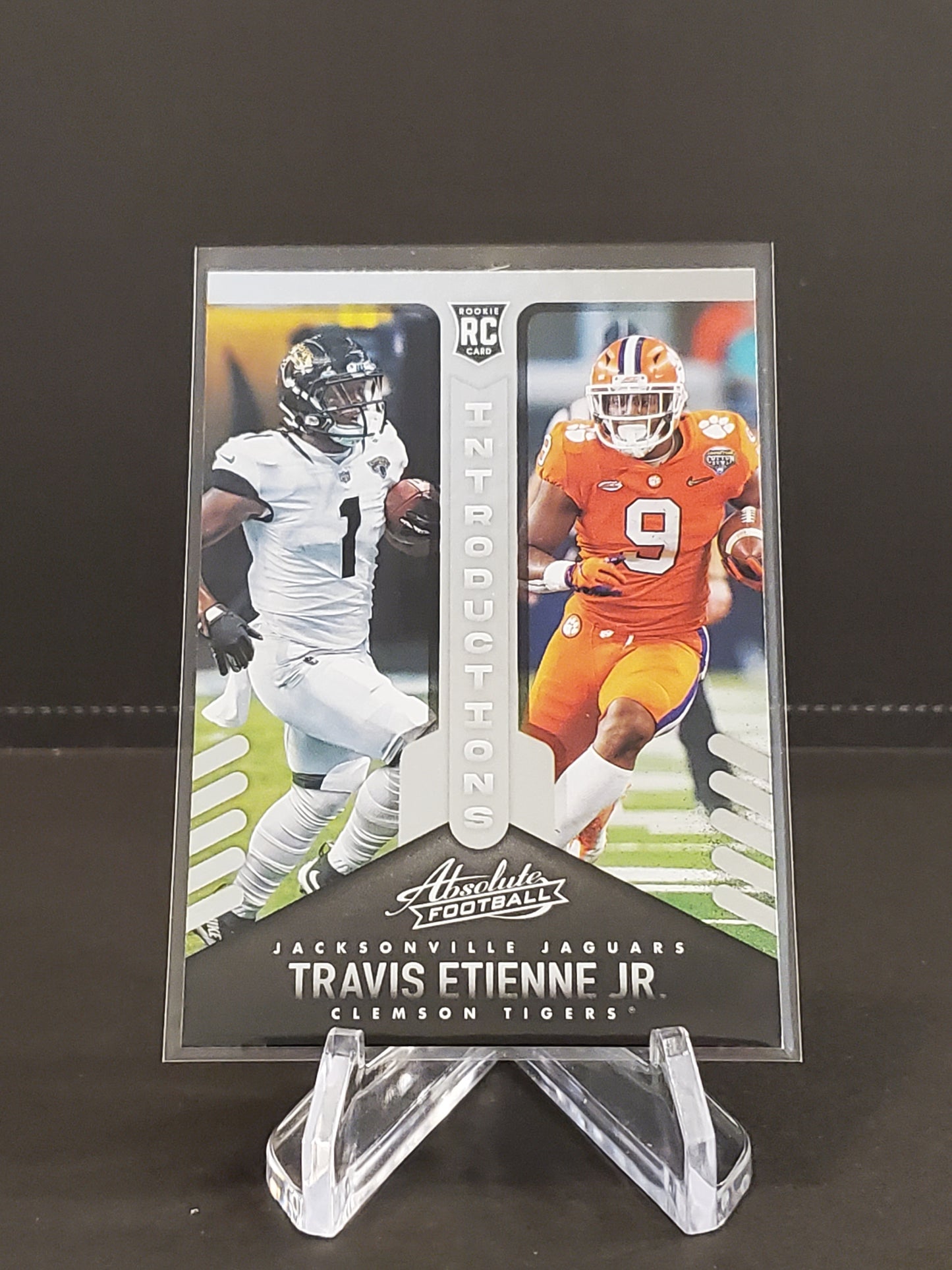 Travis Etienne Jr 2021 Panini Absolute Introductions RC #INT-12