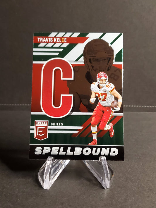 Travis Kelce 2023 Panini Donruss Elite Football Spellbound "C" #SB-TK4