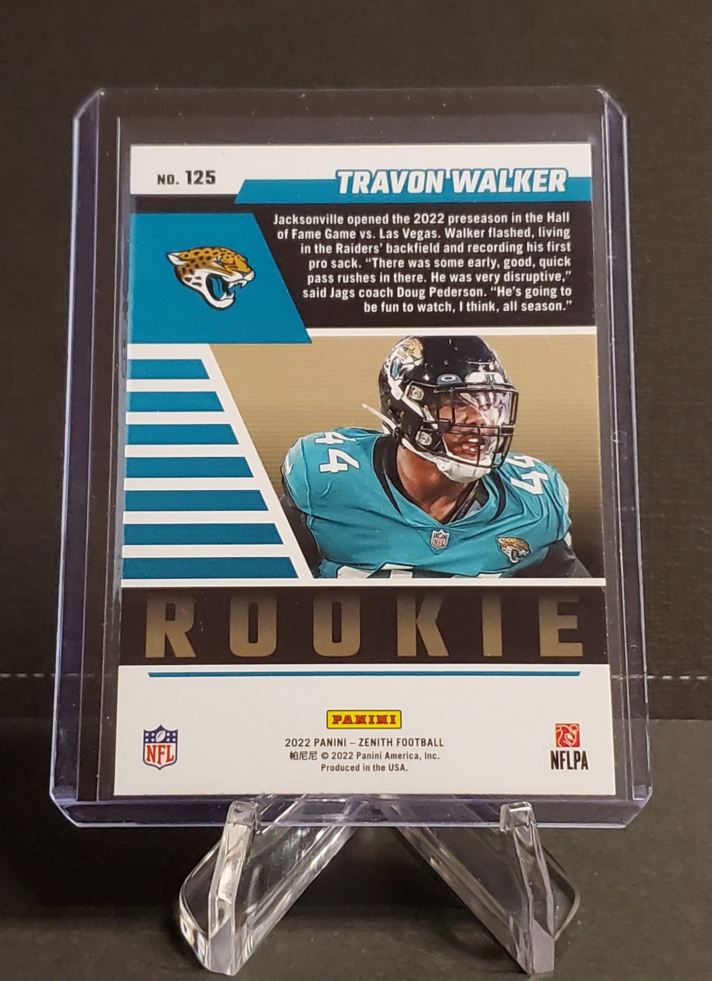 Travon Walker 2023 Panini Zenith Football Red Zone RC #125