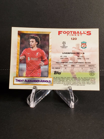 Trent Alexander-Arnold 2021-2022 Topps Finest Flashbacks UEFA Soccer #120