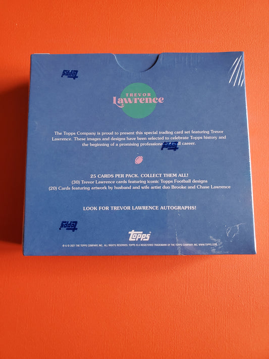 2021 Topps x Trevor Lawrence Moon Edition Factory Sealed Box