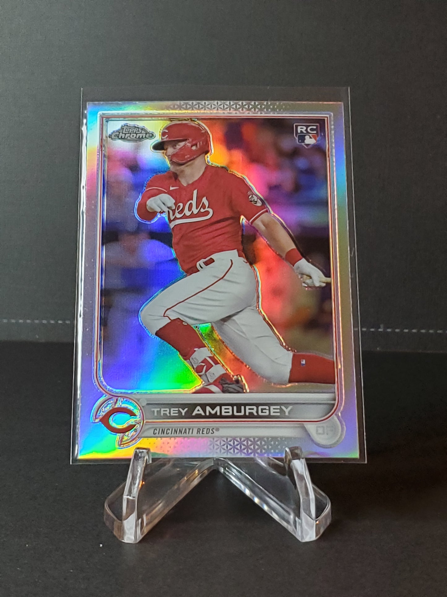 Trey Amburgey 2022 Topps Chrome Refractor RC #61