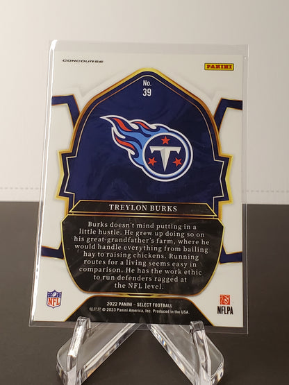 Treylon Burks 2022 Panini Select RC Concourse #39