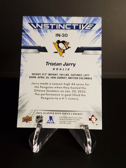 Tristan Jerry 2023/24 Upper Deck Series 2 Instinctive #IN-30