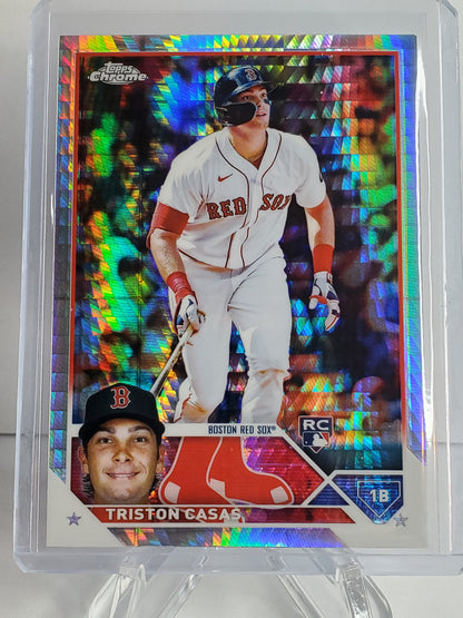 Triston Casas 2023 Topps Chrome RC Prism Refractor #174