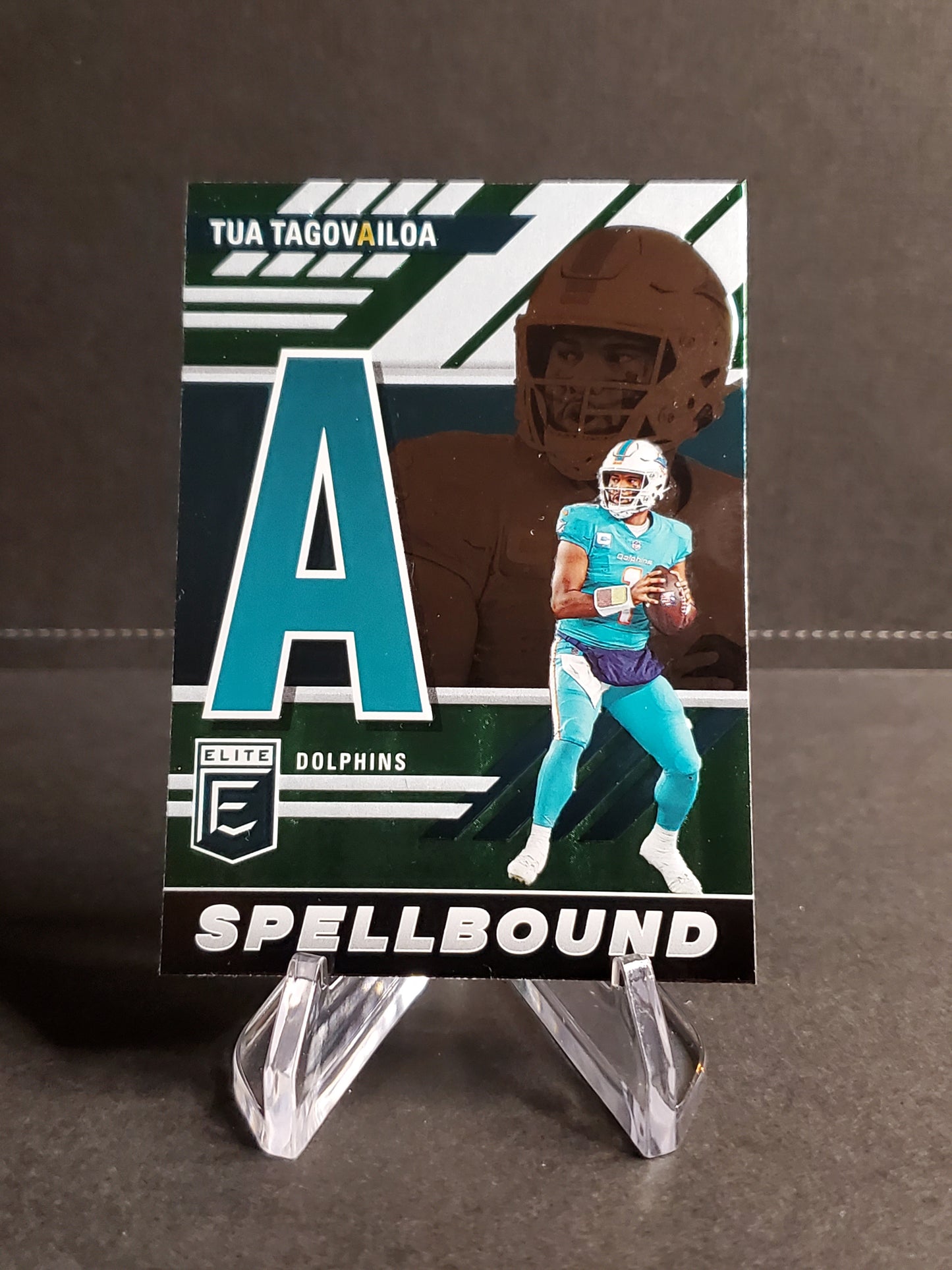 Tua Tagovailoa 2023 Panini Donruss Elite Football Spellbound "A" #SB-TT6