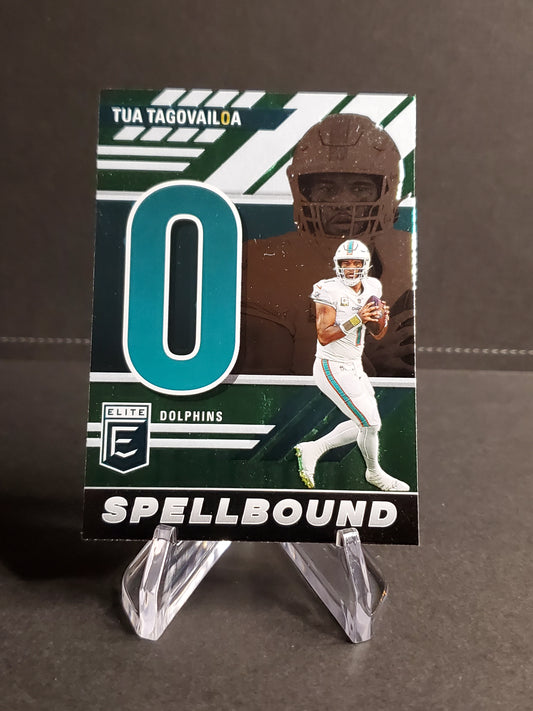 Tua Tagovailoa 2023 Panini Donruss Elite Football Spellbound "O" #SB-TT9