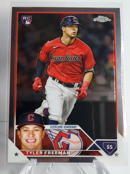 Tyler Freeman 2023 Topps Chrome RC #16