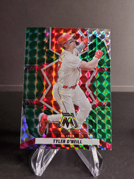 Tyler O'Neill 2022 Panini Mosaic Green Prizm #197