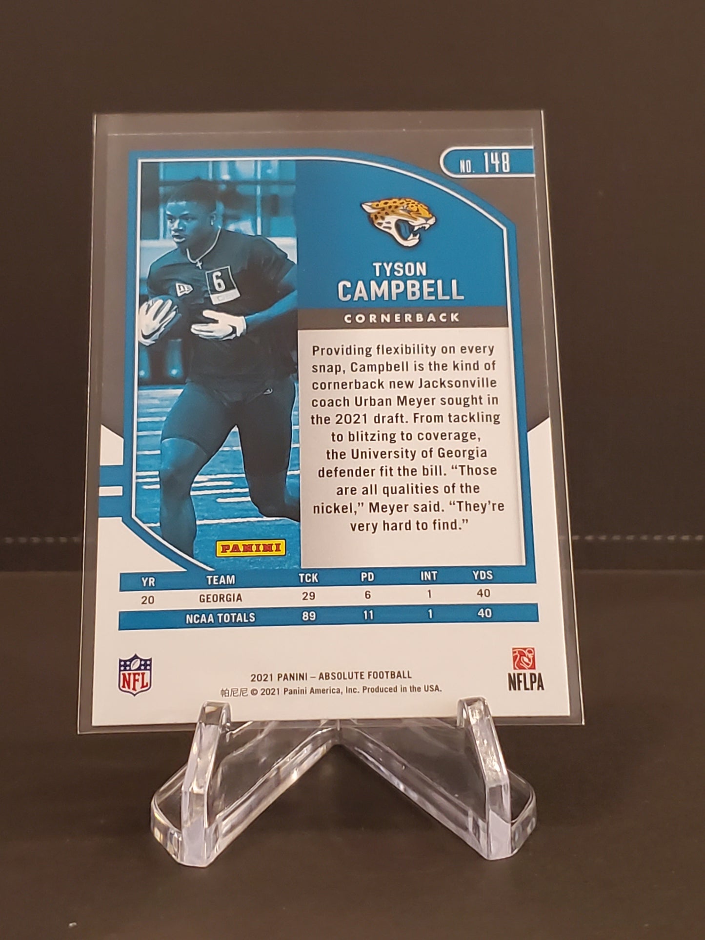 Tyson Campbell 2021 Panini Absolute RC #148