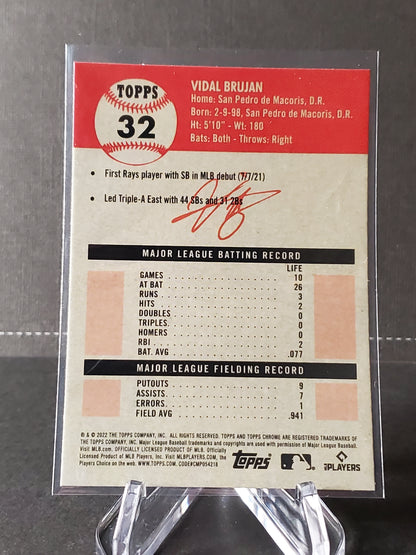 Vidal Brujan 2023 Topps Chrome Platinum RC #32