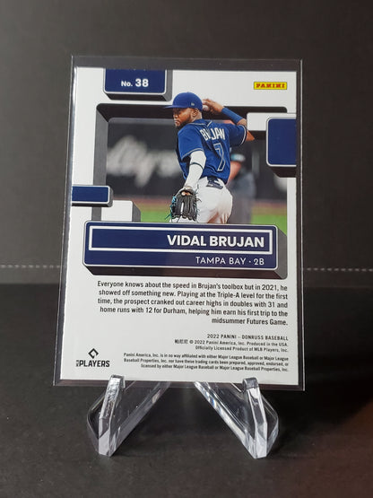 Vidal Brujan 2022 Panini Donruss Baseball Rated Rookie #38