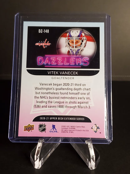 Vitek Vanecek 2020-21 Upper Deck Extended Series Dazzlers #DZ-148