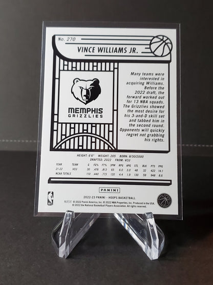 Vince Williams Jr. 2022-2023 Panini Hoops Basketball RC #270