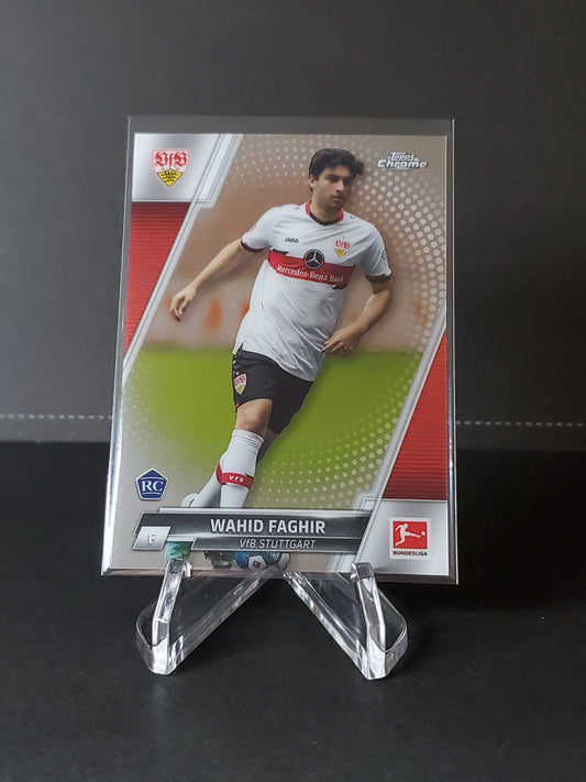 Wahid Faghir 2021-2022 Topps Chrome Bundesliga RC #93