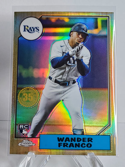 Wander Franco 2022 Topps Chrome RC 35th Anniversary #87BC-13