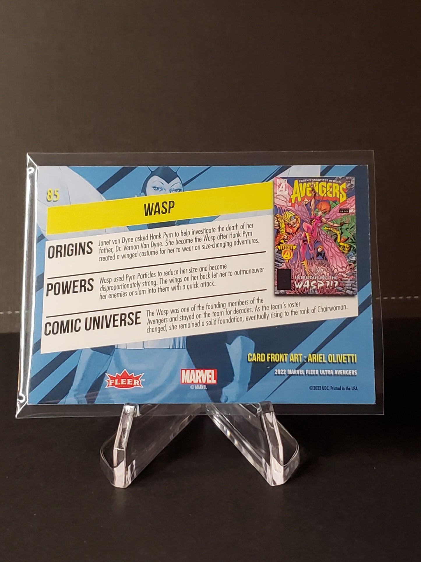 Wasp 2022 Fleer Ultra Avengers #85