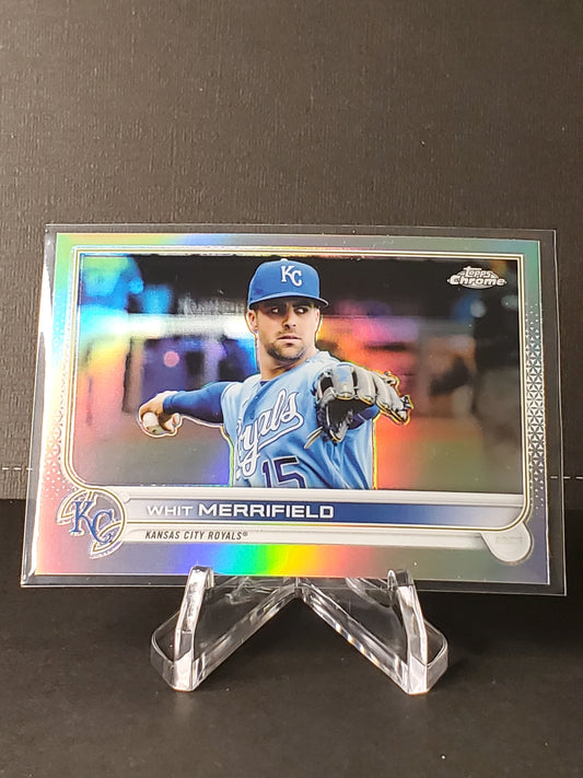 Whit Merrifield 2022 Topps Chrome Refractor #154