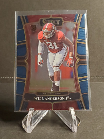 Will Anderson Jr. 2023 Panini Select Draft Picks RC #13