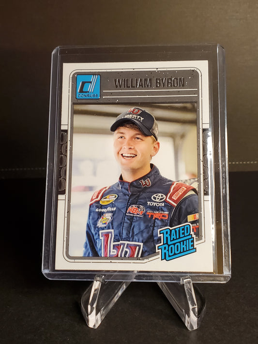 William Byron 2017 Panini Donruss Racing Rated Rookie #30