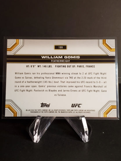 William Gomis 2024 Topps Chrome UFCRC Sepia #199