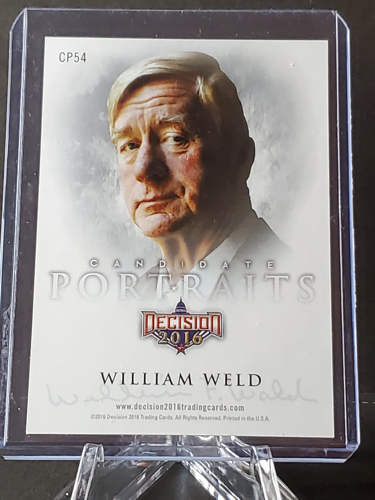 William Weld - 2016 Leaf Decision Portrait Vault #1/1