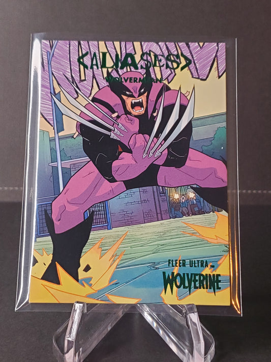 Wolvermean 2023 Fleer Ultra Wolverine Green Aliases #A-8