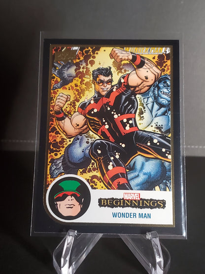 Wonder Man 2022 UD Marvel Beginnings Volume 2 Series 1 Black Base #133