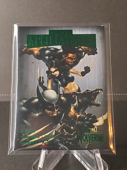 X-Force 2023 Fleer Ultra Wolverine Green Team Affiliations #TA-7