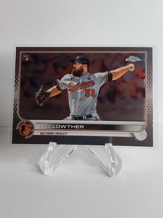 Zac Lowther 2022 Topps Chrome RC #159