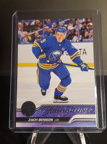 Zach Benson 2023/24 Upper Deck Series 2 Hockey Young Guns #474