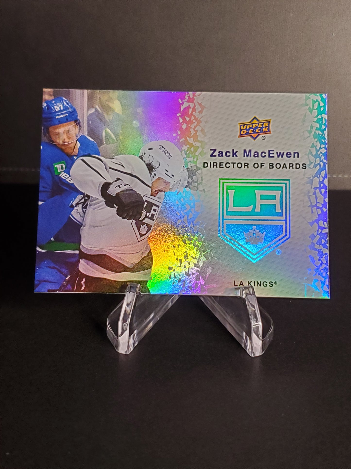 Zack MacEwen 2023/24 Upper Deck Series 2 Director of Boards #DB-9