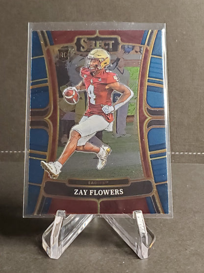 Zay Flowers 2023 Panini Select Draft Picks RC #17