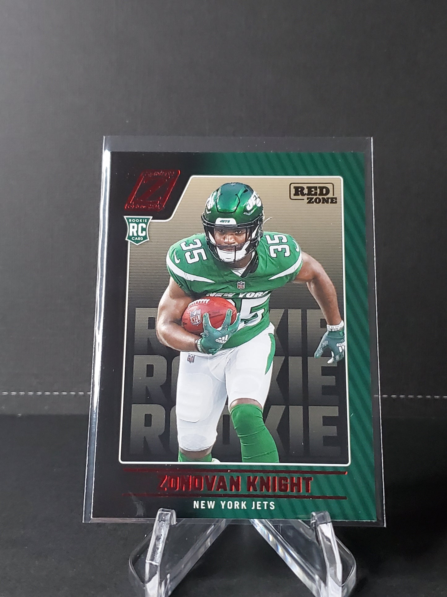 Zonovan Knigh 2022 Panini Zenith Football Red Zone RC #184