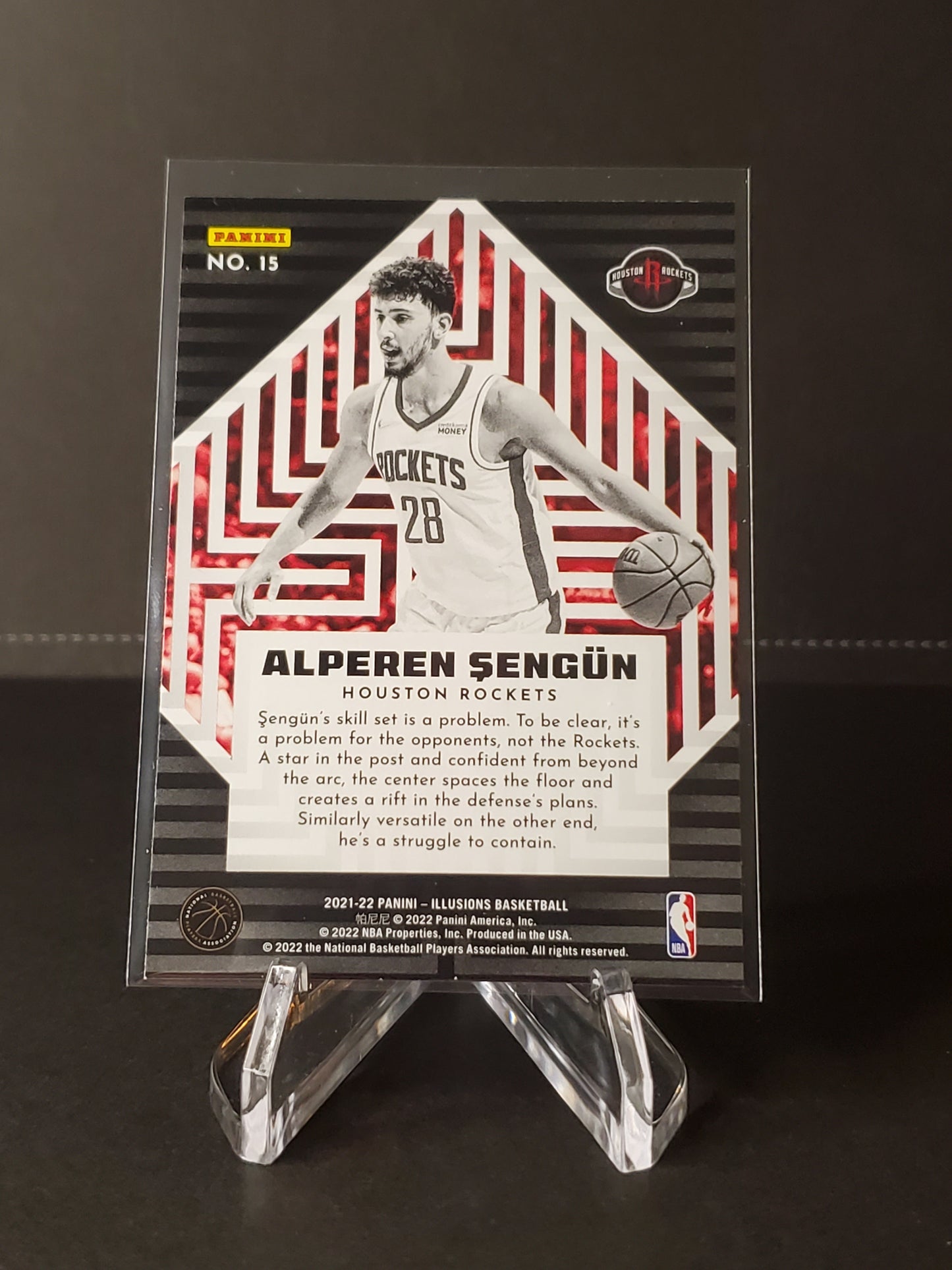 Alperen Sengun 2021-2022 Panini Illusions Basketball Instant Impact #15