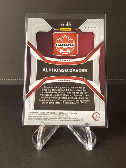 Alphonso Davies 2022 Panini Prizm Fifa World Cup Qatar Prizm #46