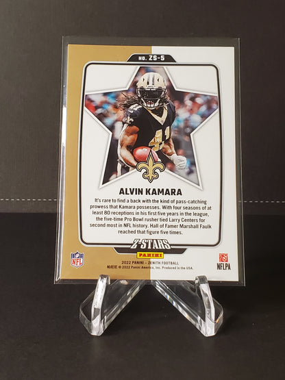 Alvin Kamara 2022 Panini Zenith Football Z-Stars #ZS-5