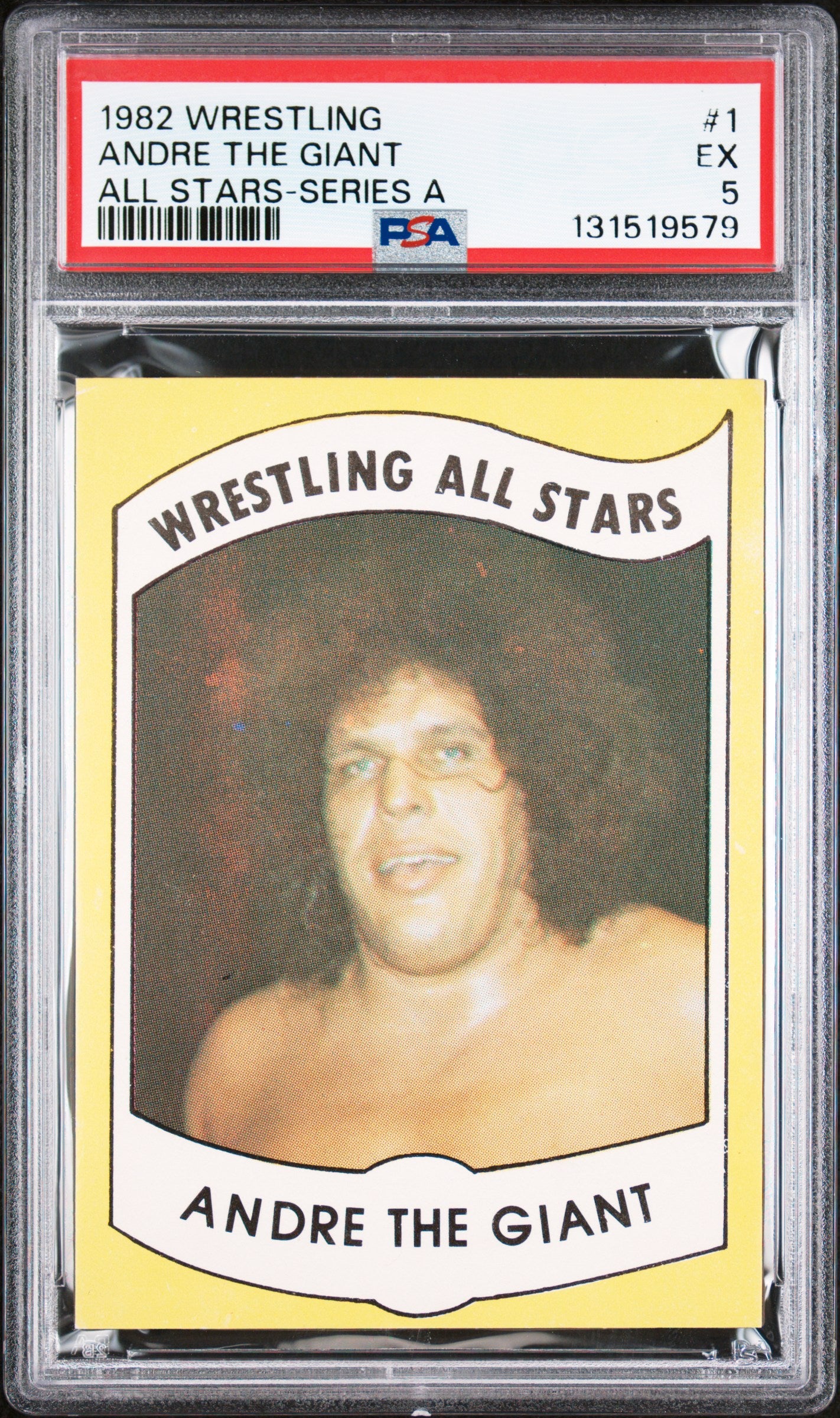 1982 WRESTLING ALL-STARS SERIES A #1 ANDRE THE GIANT ALL STARS-SERIES A PSA 5
