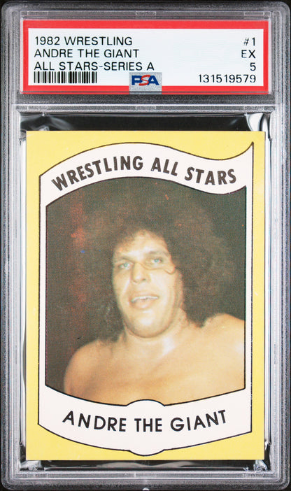 1982 WRESTLING ALL-STARS SERIES A #1 ANDRE THE GIANT ALL STARS-SERIES A PSA 5