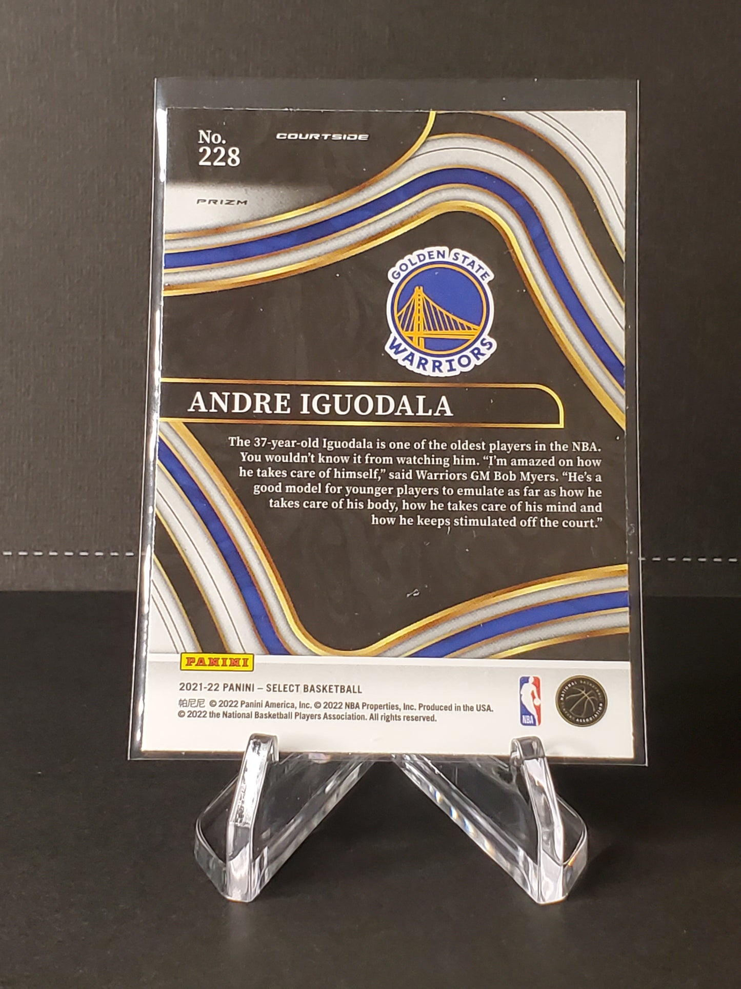 Andre Iguodala 2022-2023 Panini Select Basketball Courtside Prizm #228