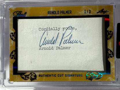 2022 Leaf Pearl Arnold Palmer Cut Auto #1/3