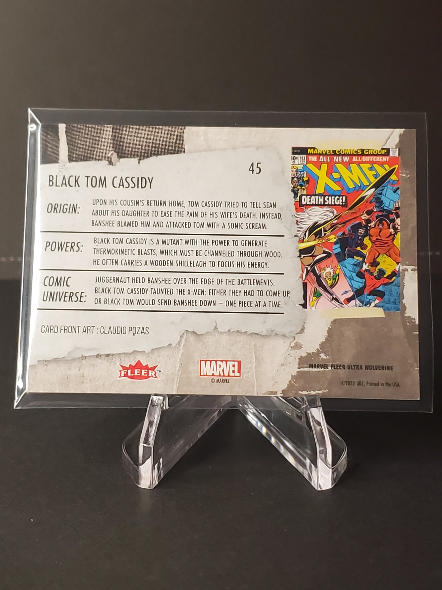 Black Tom Cassidy 2023 Fleer Ultra Wolverine #45