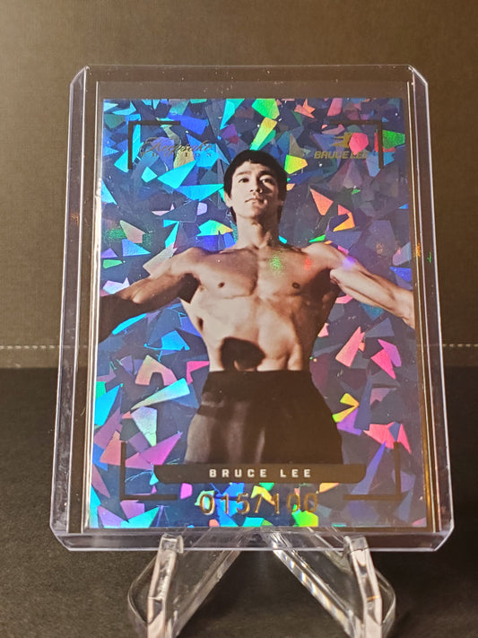 Bruce Lee 2024 Keepsake Bruce Lee 50th Anniversary Edition Blue Cracked Ice /100 - #18