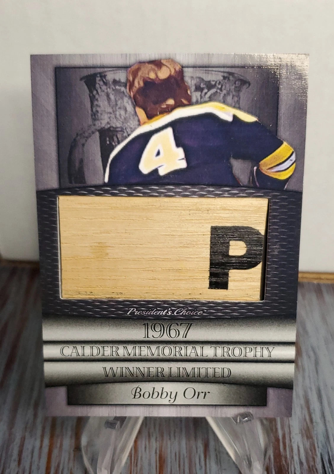 2025 Presidents Choice 7th Edition Bobby Orr Winner Limited Game Used Stick /10