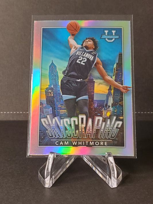 Cam Whitmore 2023 Topps Bowman University Chrome Basketball Skyscraping #S-12