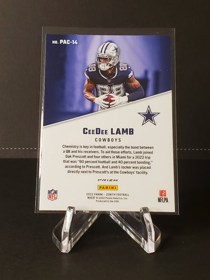 Ceedee Lamb 2022 Panini Zenith Football Revolution Prizm #PAC-14